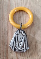 Art Déco - Hochet en argent -