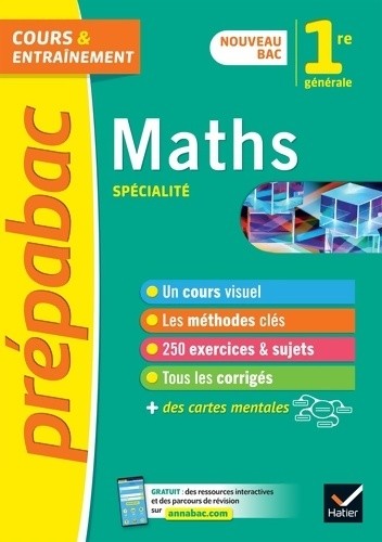 Prépabac maths 1re - , générale