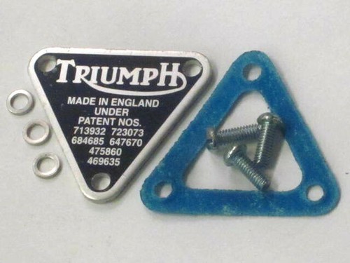 Triumph verni plaque 8762 - triumph, 70-8762