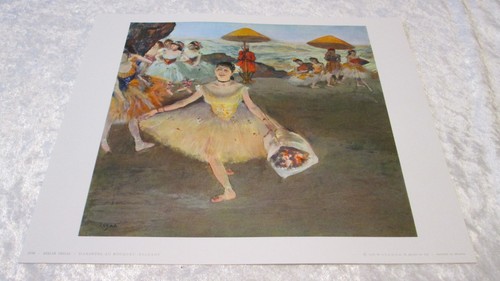 Ancienne lithographie degas - lithographie,