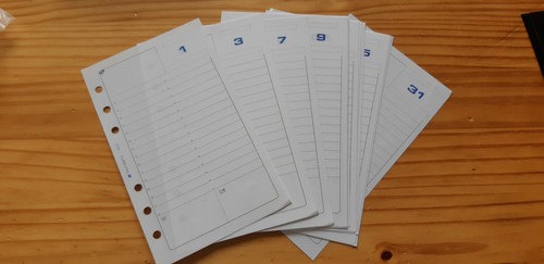 Exatime feuillets jours - exatime,