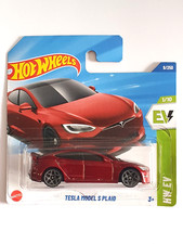 MINIATURE HOT WHEELS 1/64 TESLA MODEL S PLAID HW EV 2025