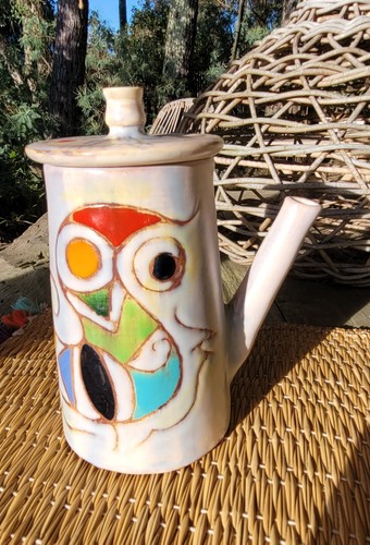 Cafetière céramique vintage - cafetière,