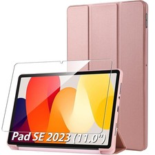 Coque + Verre Trempé pour Xiaomi Redmi Pad SE 11 Pouces Etui Pliable Anti-Rayure