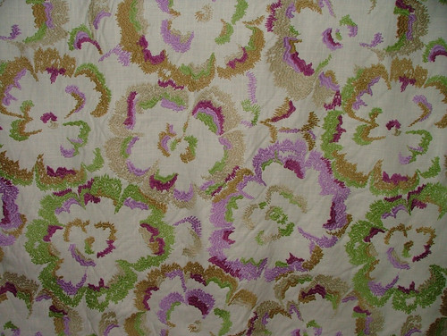 Tissu rideau broderie - tissu,