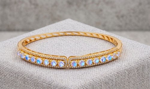 Bracelet jonc bangle plaqué - bracelet,