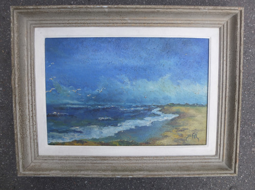 Tableau marine huile - tableau,