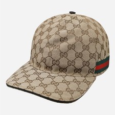 Gucci Casquette en toile beige