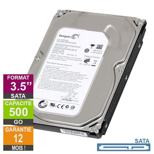 Disque dur 500go - disque, 3.5
