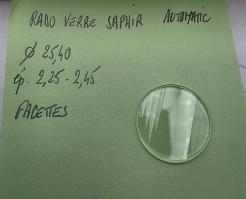 Verre saphir sapphire - , à