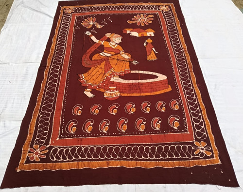 Femme indienne couvre lit - femme,