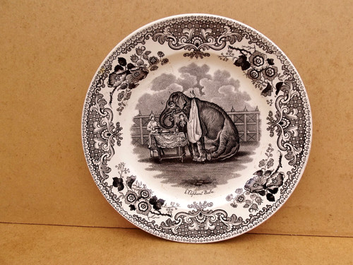 Ancienne assiette faience - en,
