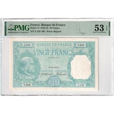 France, 20 Francs, Bayard