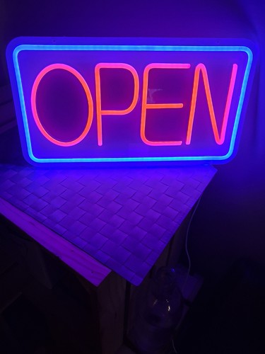 Enseigne open led - enseigne,