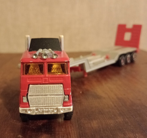 Miniature camion avec - , remorque