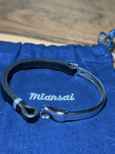 Miansai black leather wrap - leather,