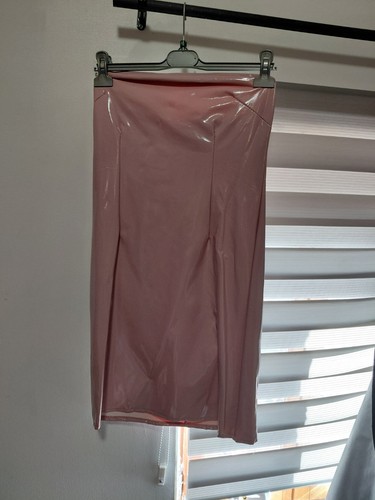 Robe bustier vinyle rose - bustier,
