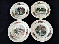 4 Assiettes à dessert en