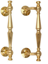 Poignée de Porte Laiton Vintage, Rétro Or Barre Art Nouveau Classique