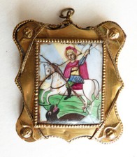 Petite icone reliquaire Russe