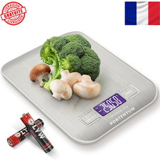 PORTENTUM Balance de Cuisine Électronique de Haute Précision 5000g/1g avec Écran