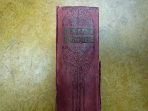 Livre memento larousse de - livre,