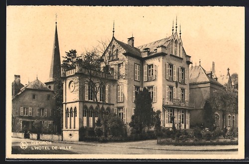 Cpa diekirch hotel de - diekirch,, l´hotel