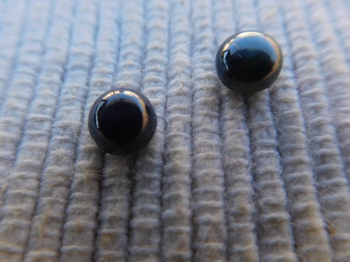 Paire saphir cabochon - paire, de