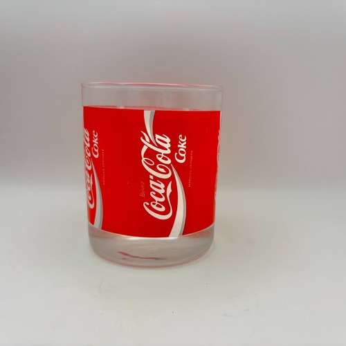 Verre vintage buvez coca cola - verre,