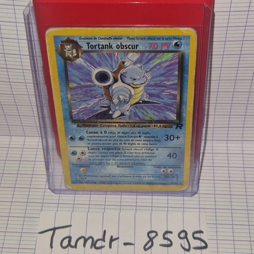 Carte pokémon tortank obscur - carte,