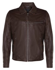 Veste Bomber Classique En Cuir