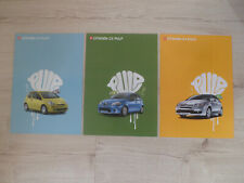 CITROEN C2 C3 C 4 PULP C3 VTR TIC / lot de 7 catalogues brochures publicitaires