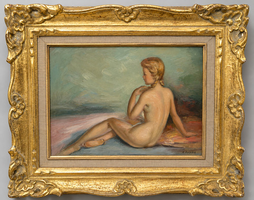 Boyer huile sur - a,