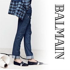 Balmain Pantalon slim bleu