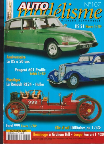 Auto modelisme 107 a 50 - n°107, ds