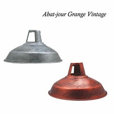 Ancien Lampe Suspension Abat