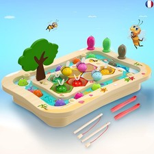 Uping Jeux Montessori Jouet en Bois Jeu de Pêche Magnetique Jeux Enfant 3 Ans 
