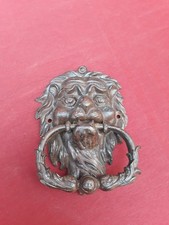 Heurtoir de porte Tête de Lion Fonte Vintage