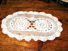 napperon  ovale, crochet coton