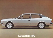 Catalogue Brochure Lancia Beta HPE 1977 France