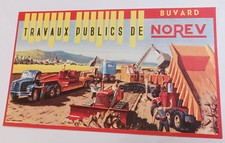 ancien buvard travaux publics de norev