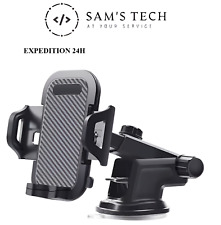 Support de Téléphone pour Voiture Universelle, Rotation 360  Installation Facile