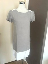 123 Robe Femme Gris Et Blanc