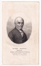 Portrait XIXe Michel Adanson