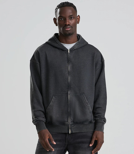 Sweat capuche washed zoodie - à,