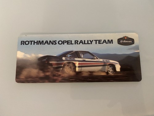 Autocollant rothmans opel - autocollant, f1