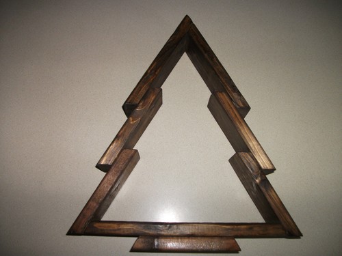 Wooden handmade table top tree - table,