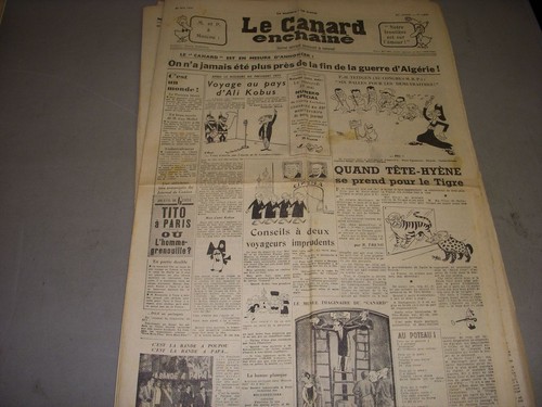 Canard enchaine 1856 - canard,