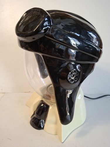 Lampe porcelaine pilote avion - lampe,