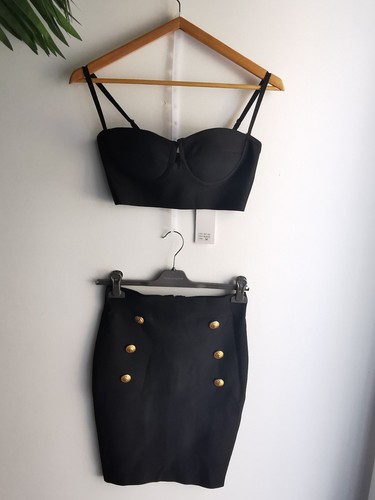 Ensemble débardeur jupe noir